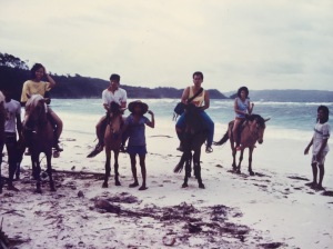 Boracay horse riding 1991