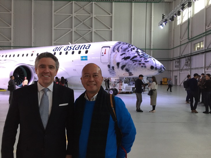 With Embraer CEO JS